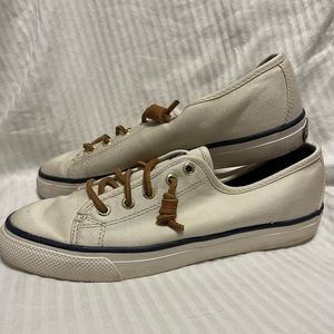 Cream Classic Boat Shoe